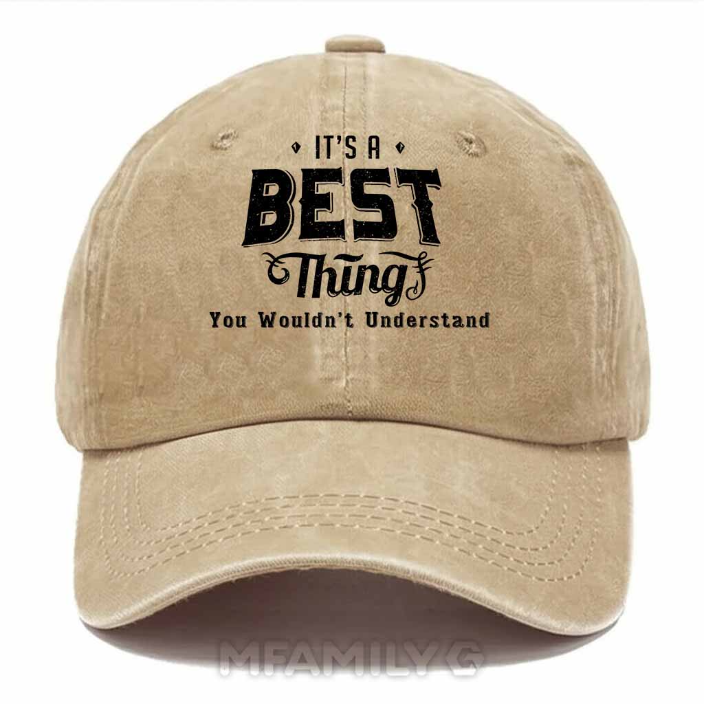 Best Thing Washed Baseball Cap