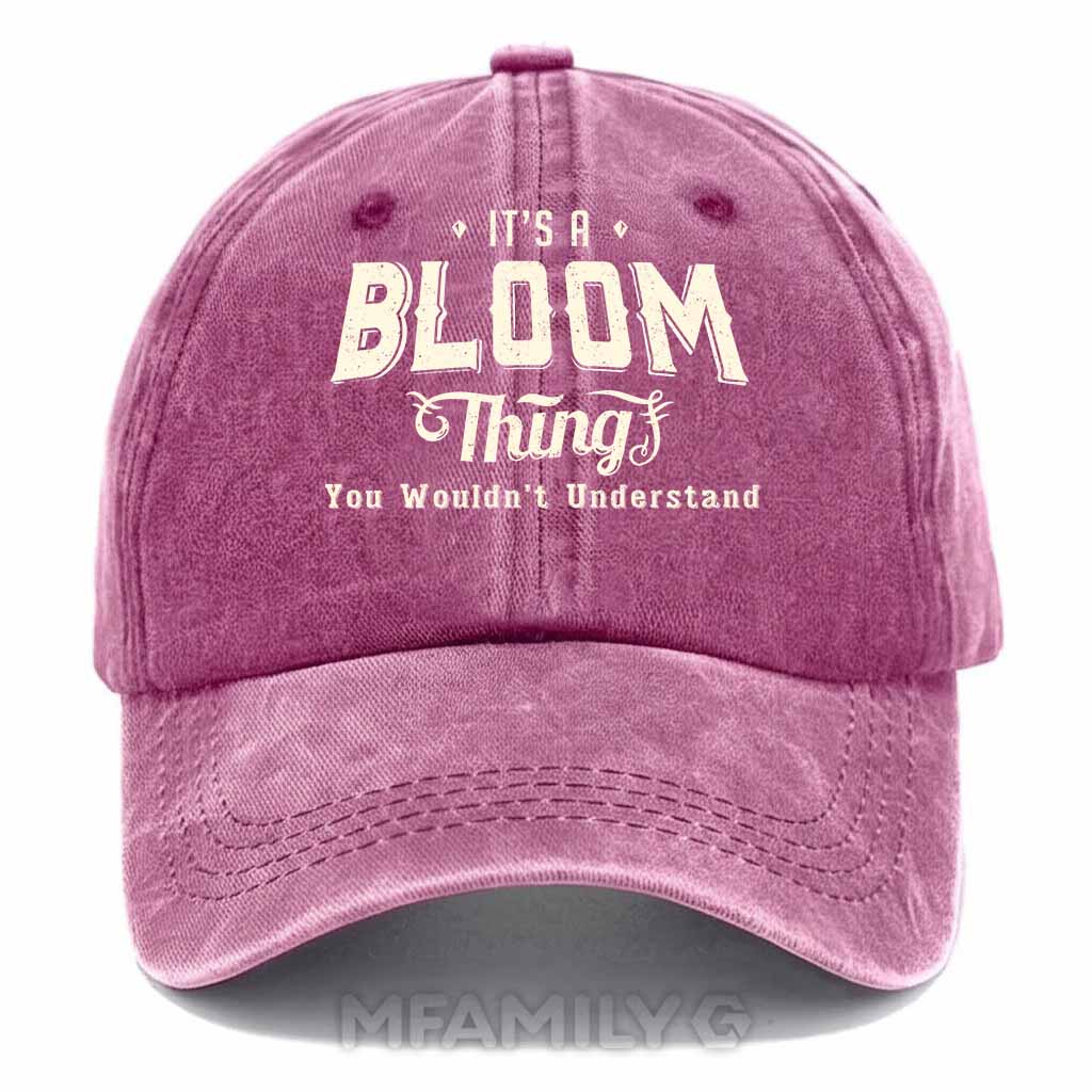Bloom Thing Washed Baseball Cap