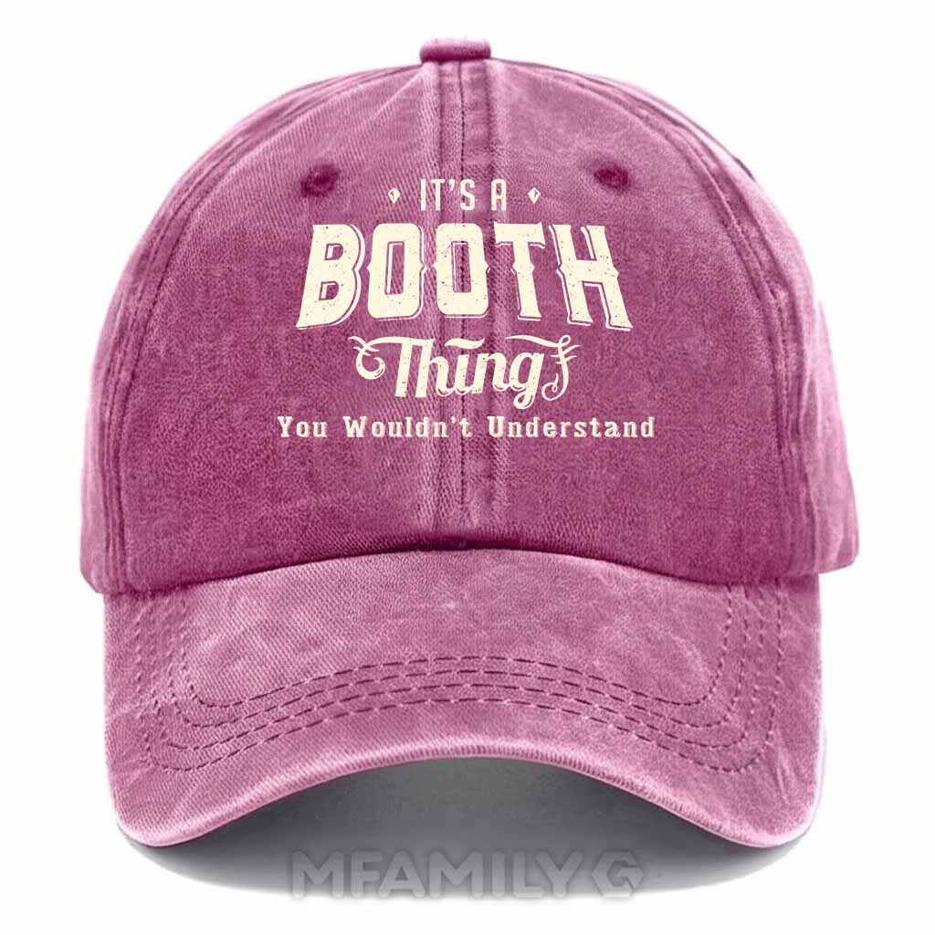 Booth Thing Washed Baseball Cap