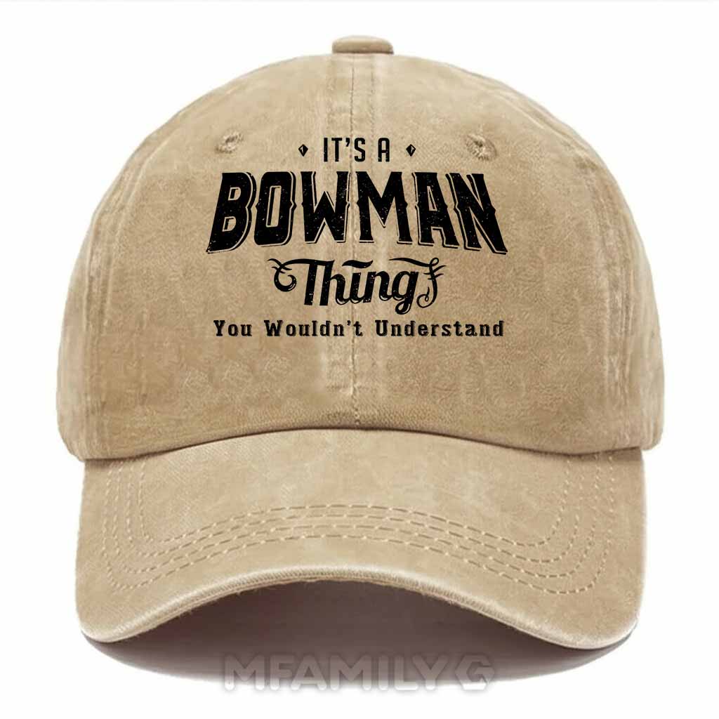 Bowman Thing Washed Baseball Cap
