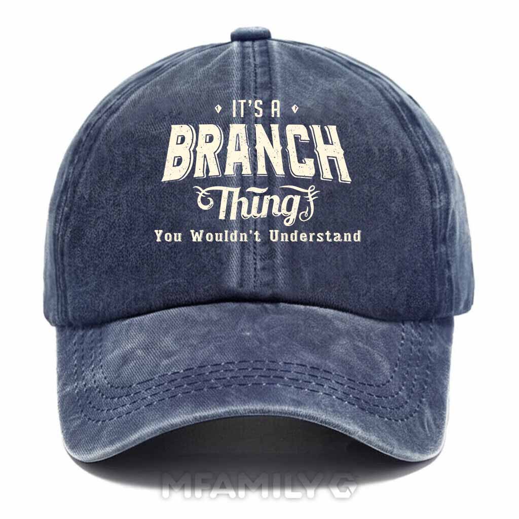 Branch Thing Washed Baseball Cap
