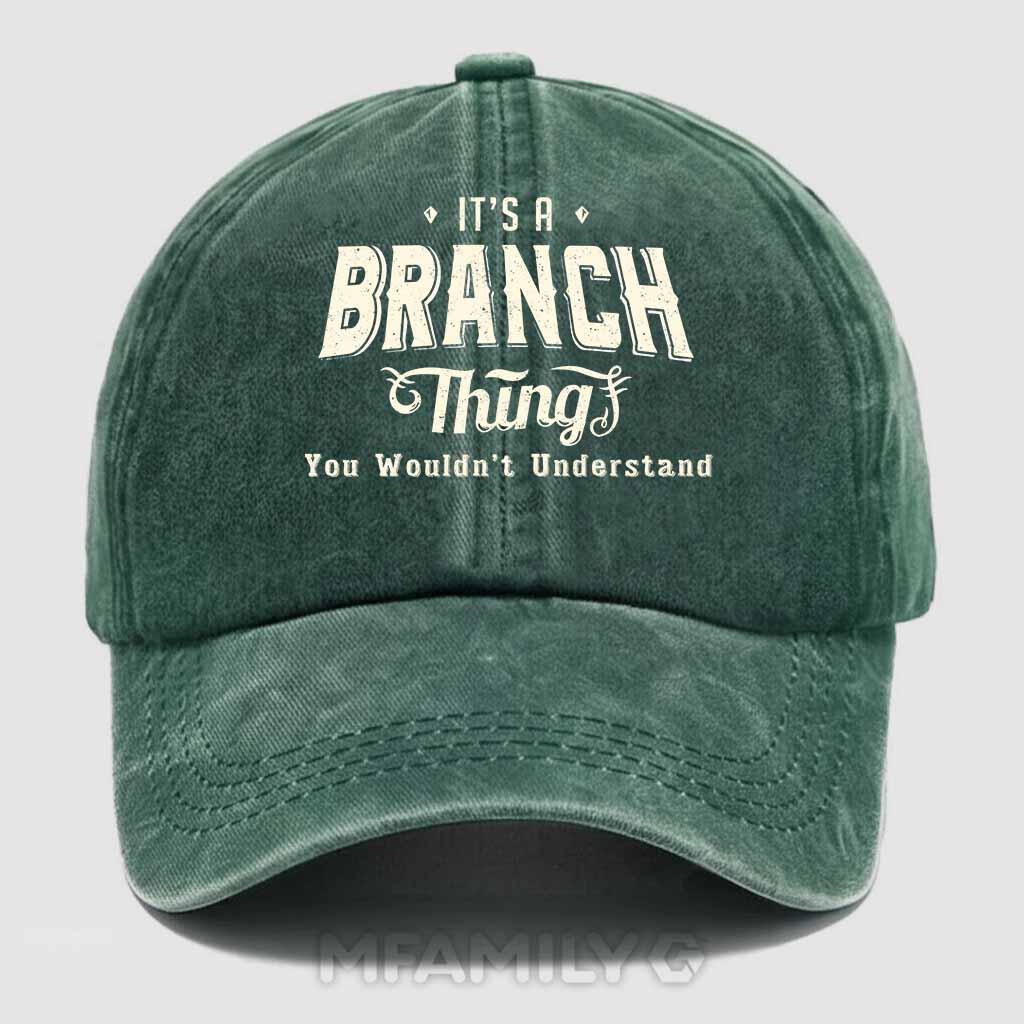 Branch Thing Washed Baseball Cap