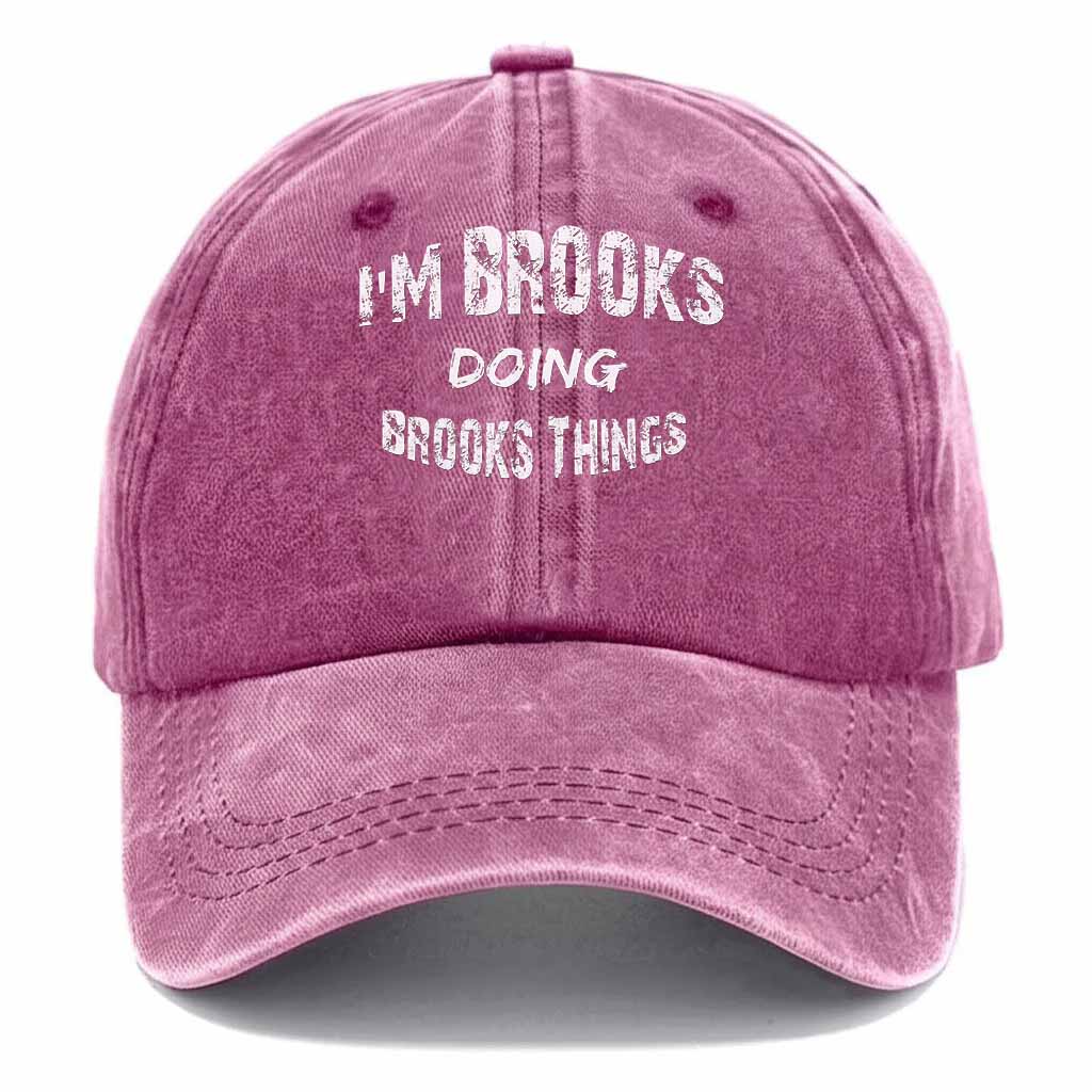 Brooks Doing Brooks Things Washed Baseball Cap