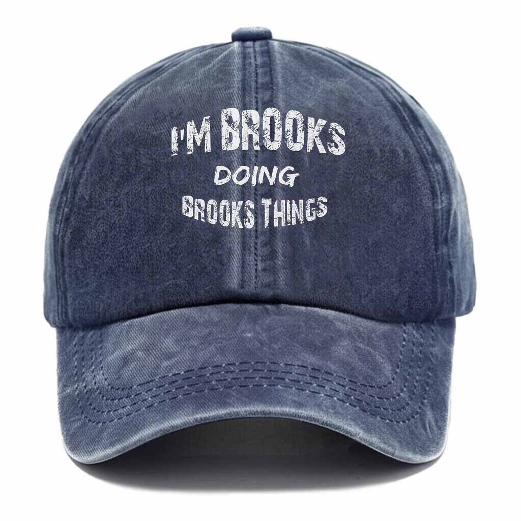 Brooks Doing Brooks Things Washed Baseball Cap