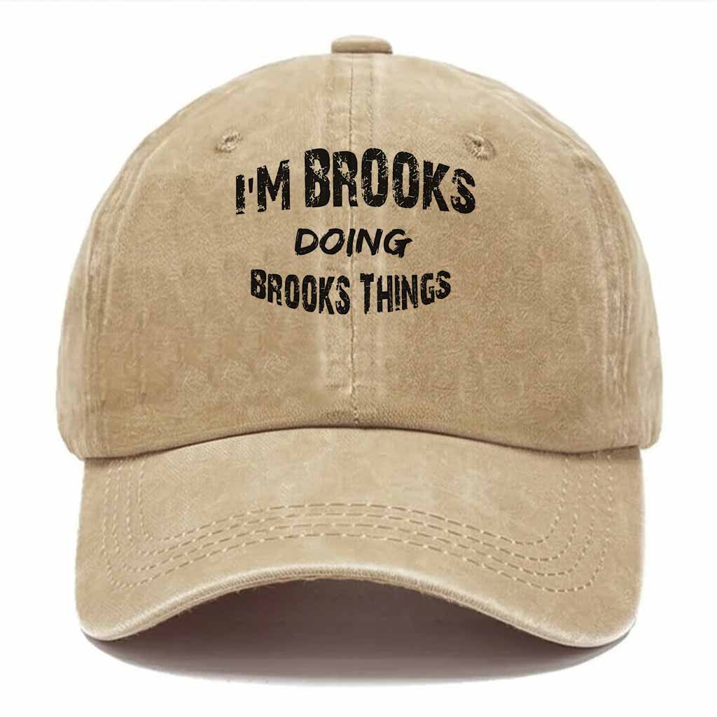 Brooks Doing Brooks Things Washed Baseball Cap