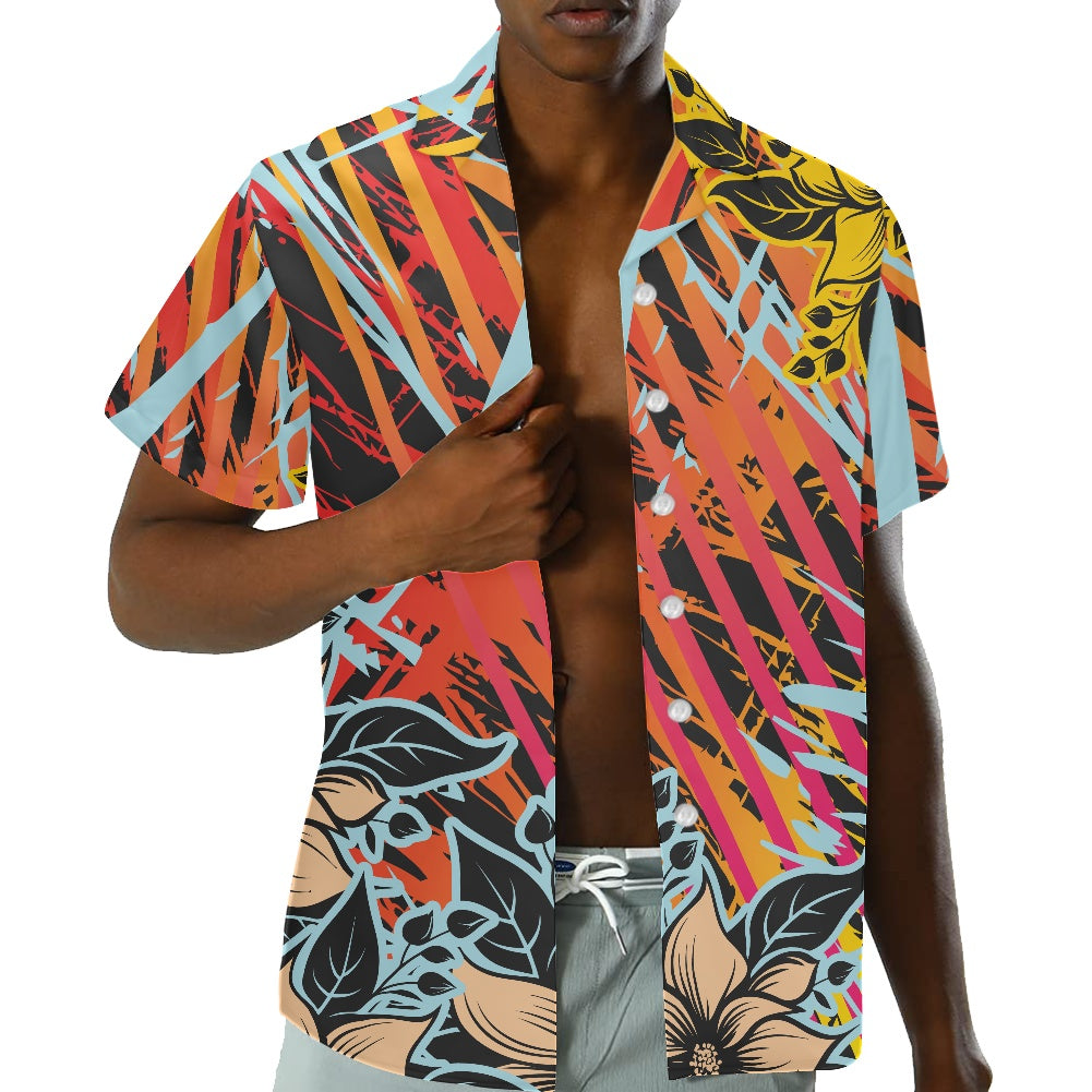 Brown Vibes Tropical Hawaiian Shirt