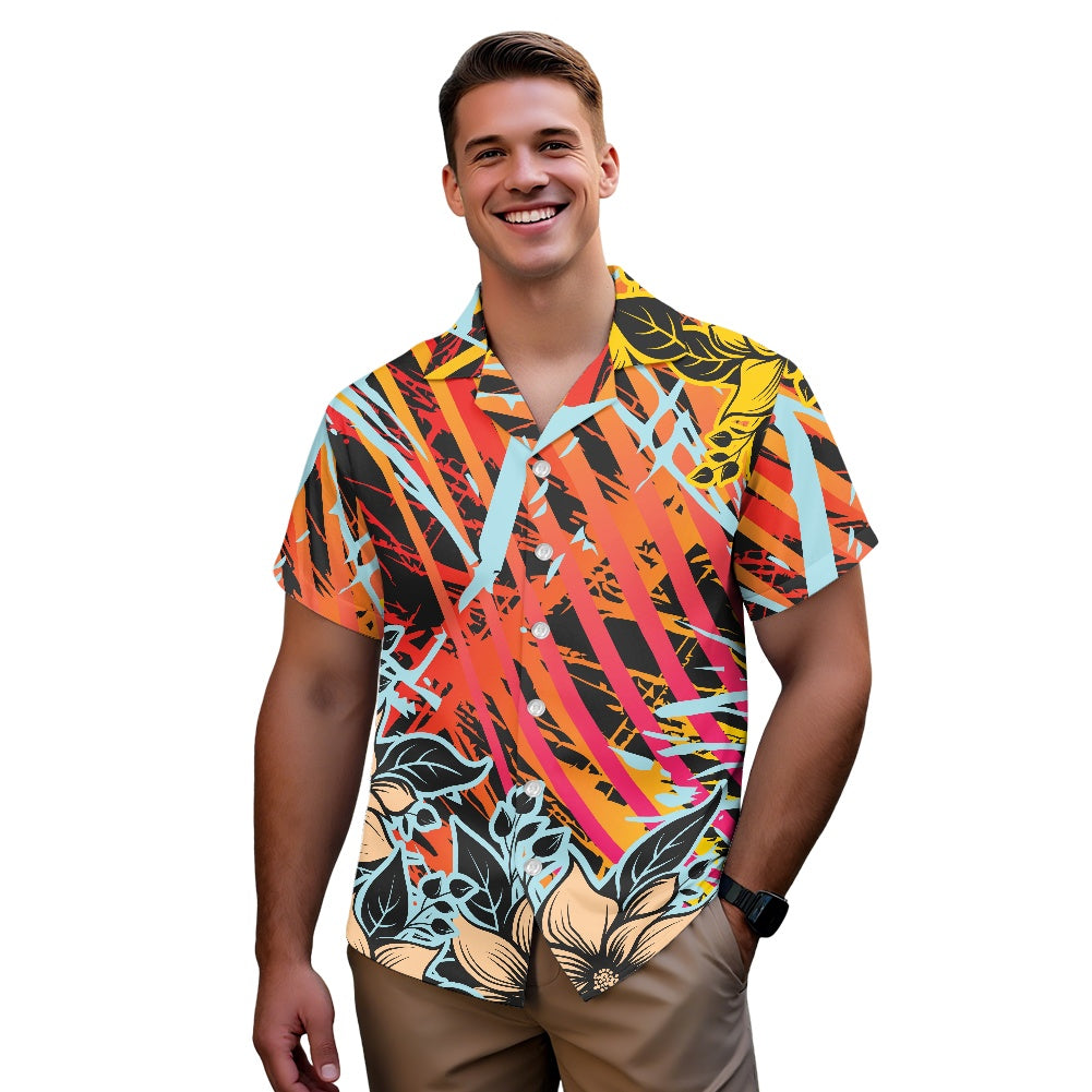 Brown Vibes Tropical Hawaiian Shirt