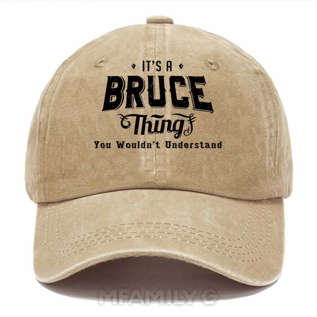 Bruce Thing Washed Baseball Cap
