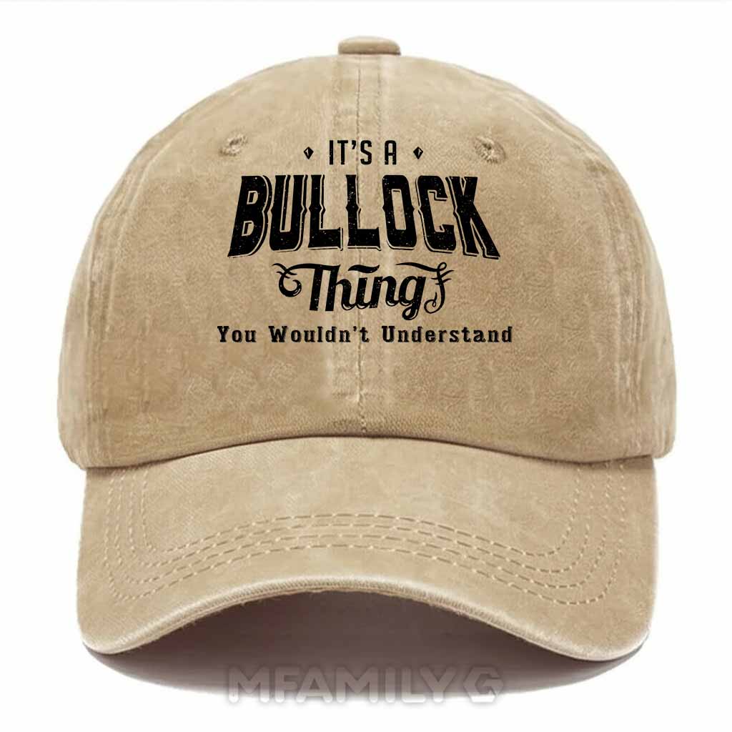 Bullock Thing Washed Baseball Cap