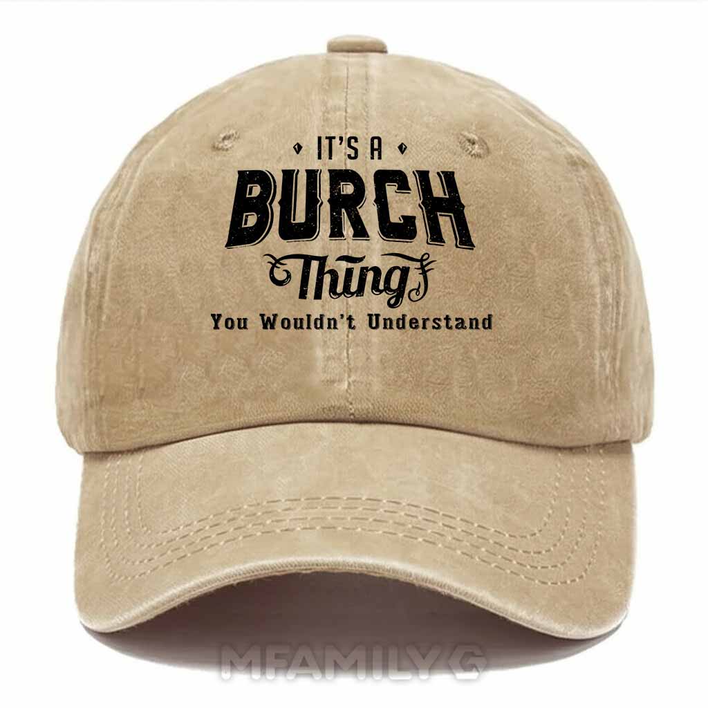Burch Thing Washed Baseball Cap