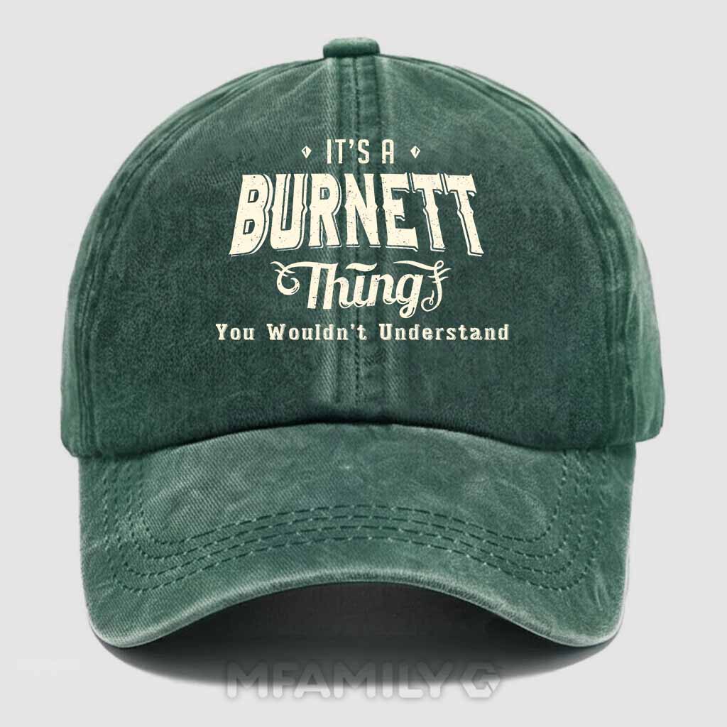 Burnett Thing Washed Baseball Cap