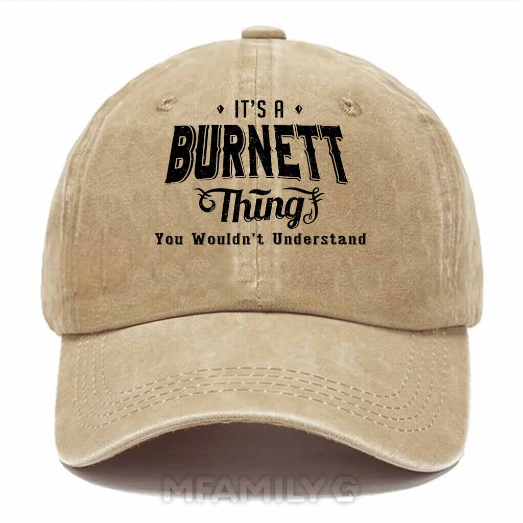 Burnett Thing Washed Baseball Cap