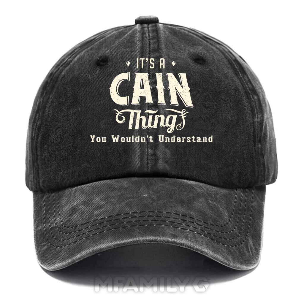 Cain Thing Washed Baseball Cap