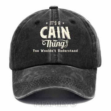 Cain Thing Washed Baseball Cap