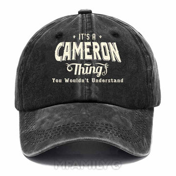 Cameron Thing Washed Baseball Cap