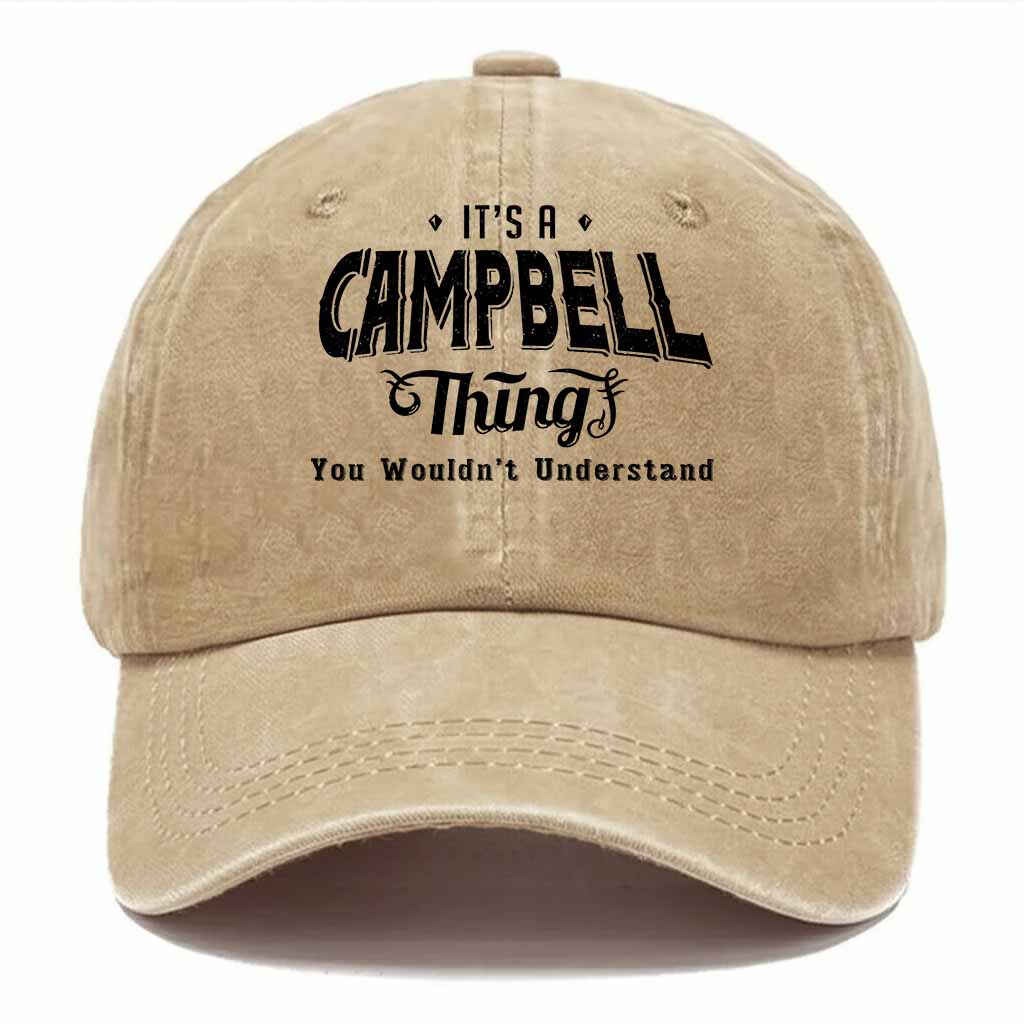 Campbell Thing Washed Baseball Cap
