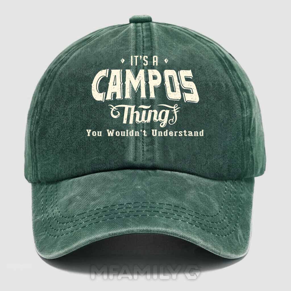 Campos Thing Washed Baseball Cap
