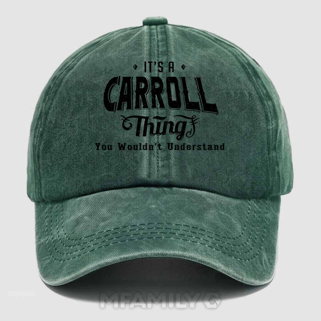 Carroll Thing Washed Baseball Cap