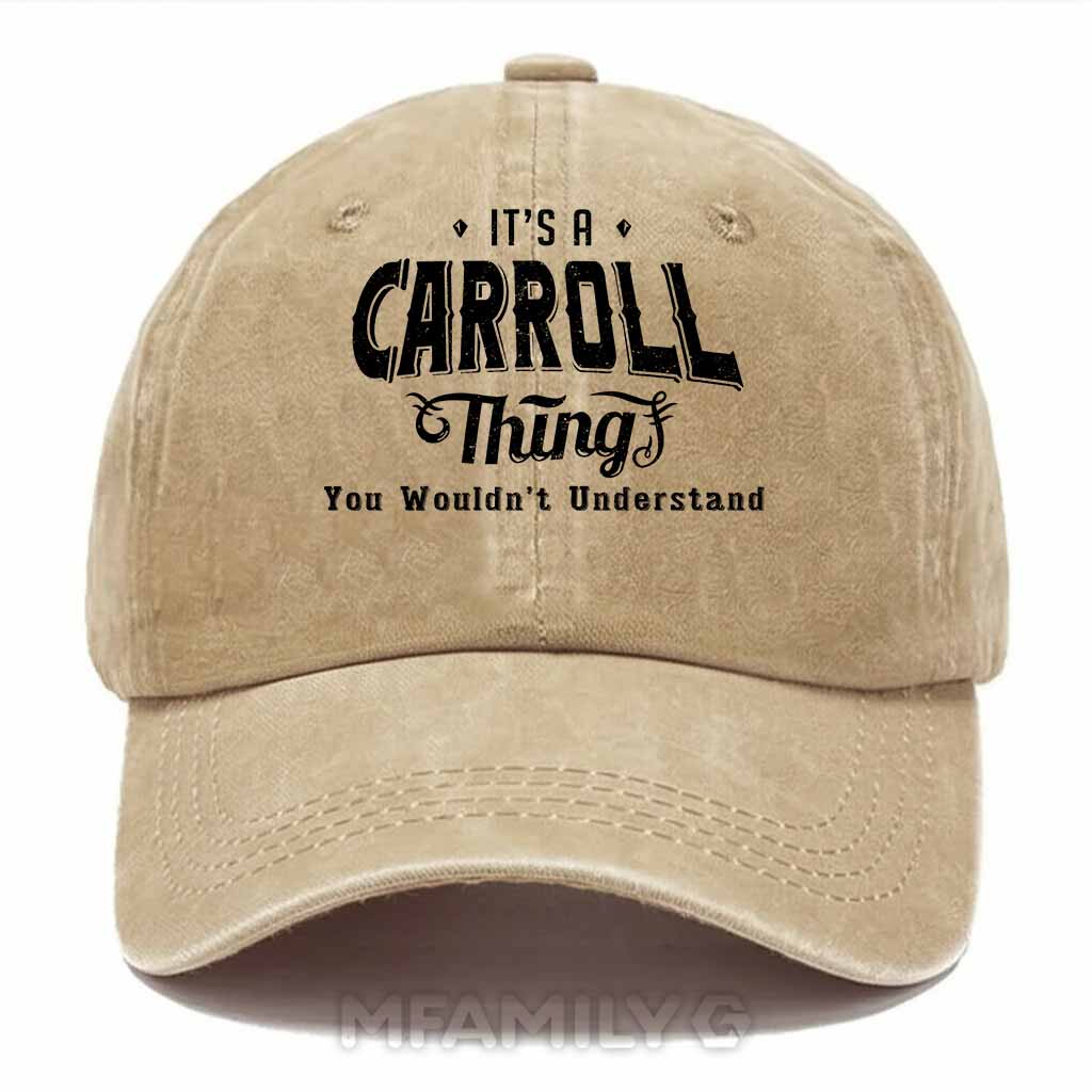 Carroll Thing Washed Baseball Cap