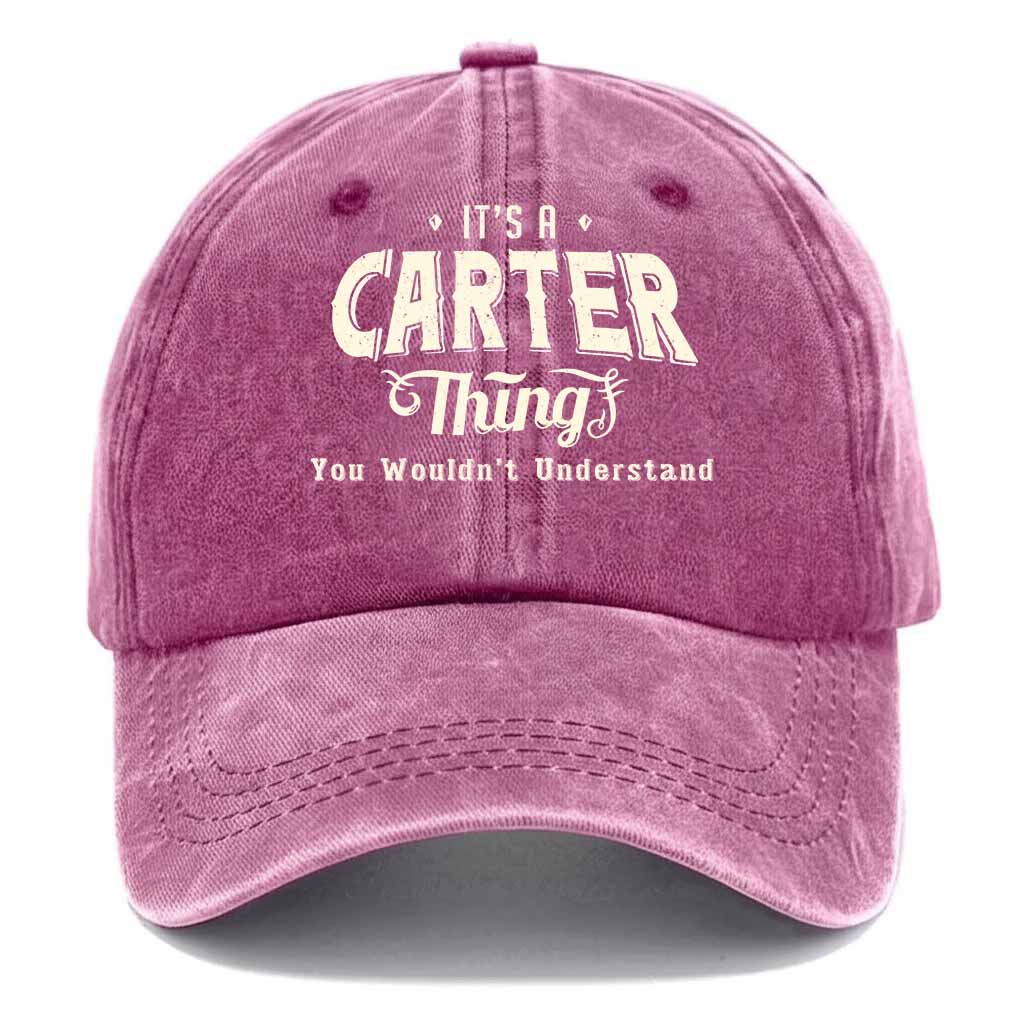 Carter Thing Washed Baseball Cap