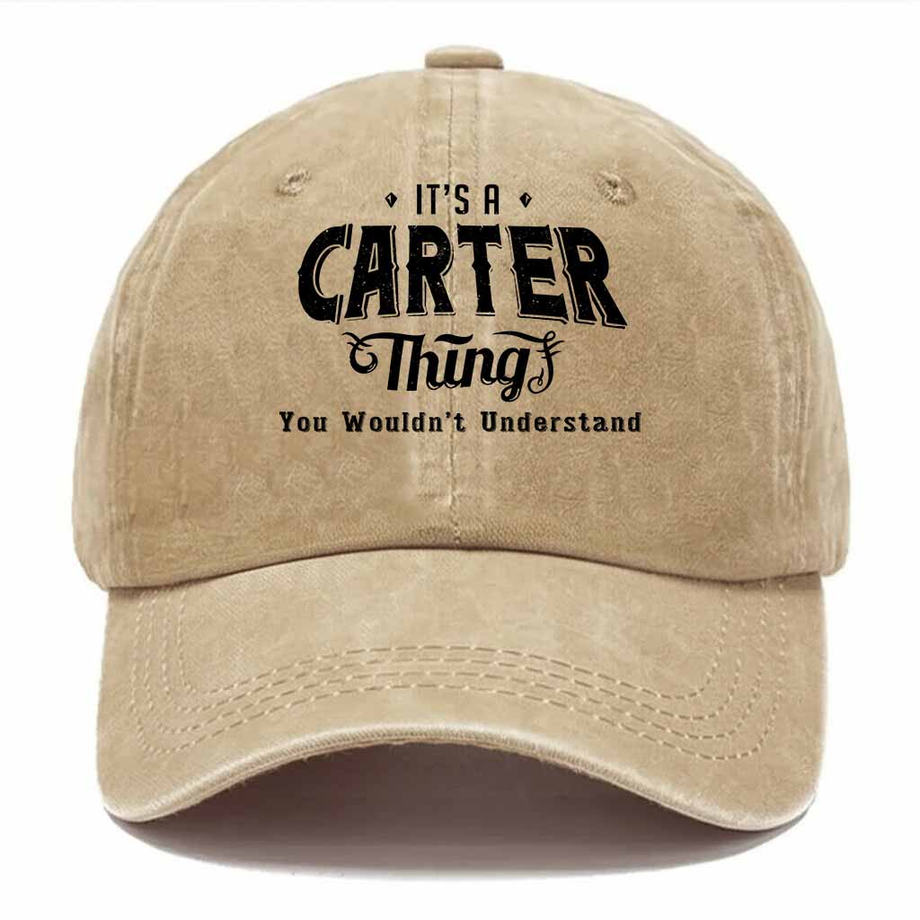 Carter Thing Washed Baseball Cap
