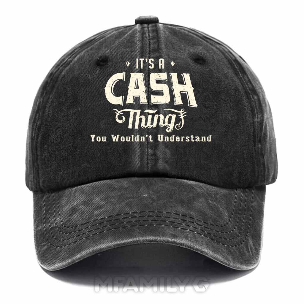 Cash Thing Washed Baseball Cap