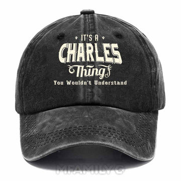 Charles Thing Washed Baseball Cap