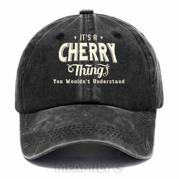 Cherry Thing Washed Baseball Cap