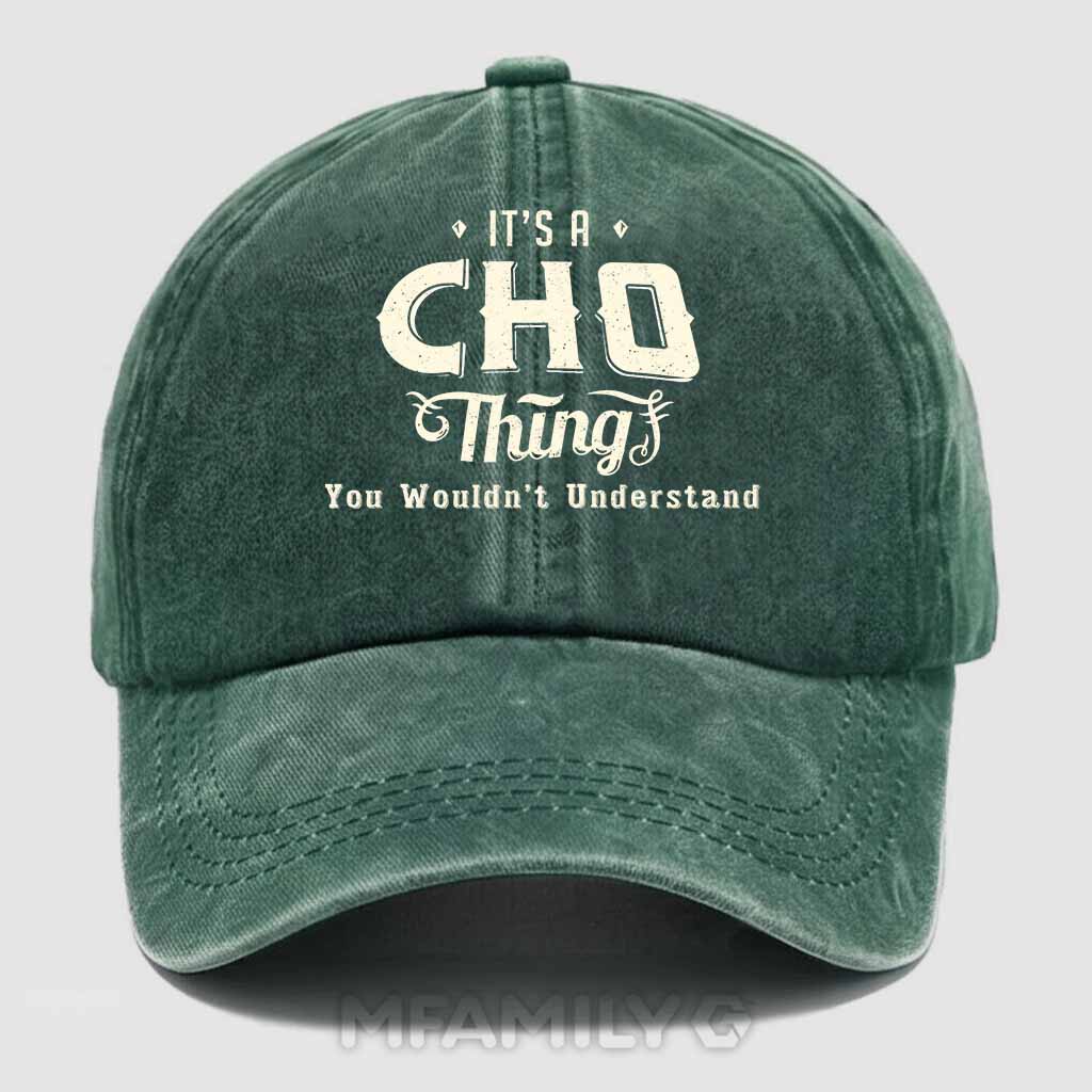 Cho Thing Washed Baseball Cap