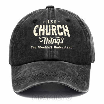 Church Thing Washed Baseball Cap