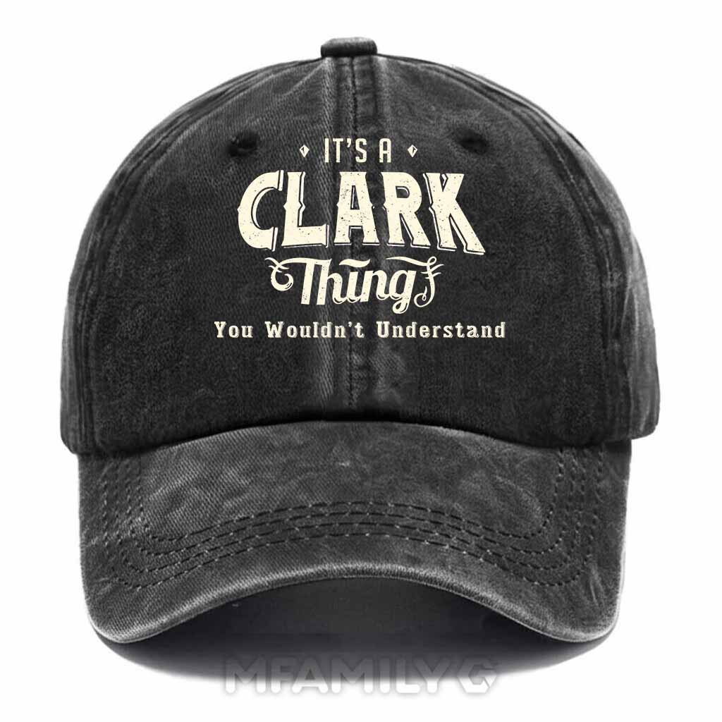 Clark Thing Washed Baseball Cap | Fun Family Pride Hat – MFamilyHub LTD