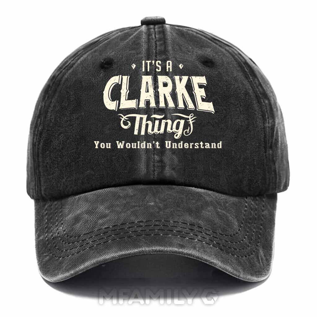 Clarke Thing Washed Baseball Cap
