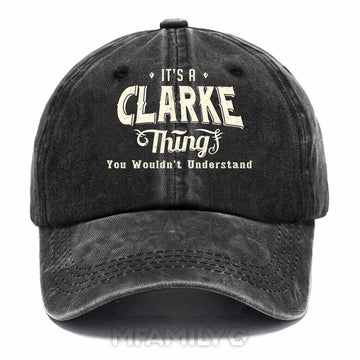 Clarke Thing Washed Baseball Cap