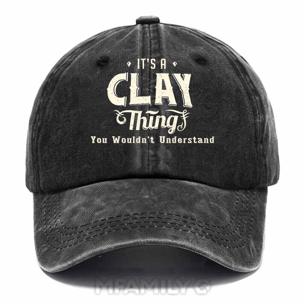 Clay Thing Washed Baseball Cap