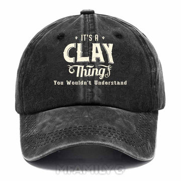 Clay Thing Washed Baseball Cap