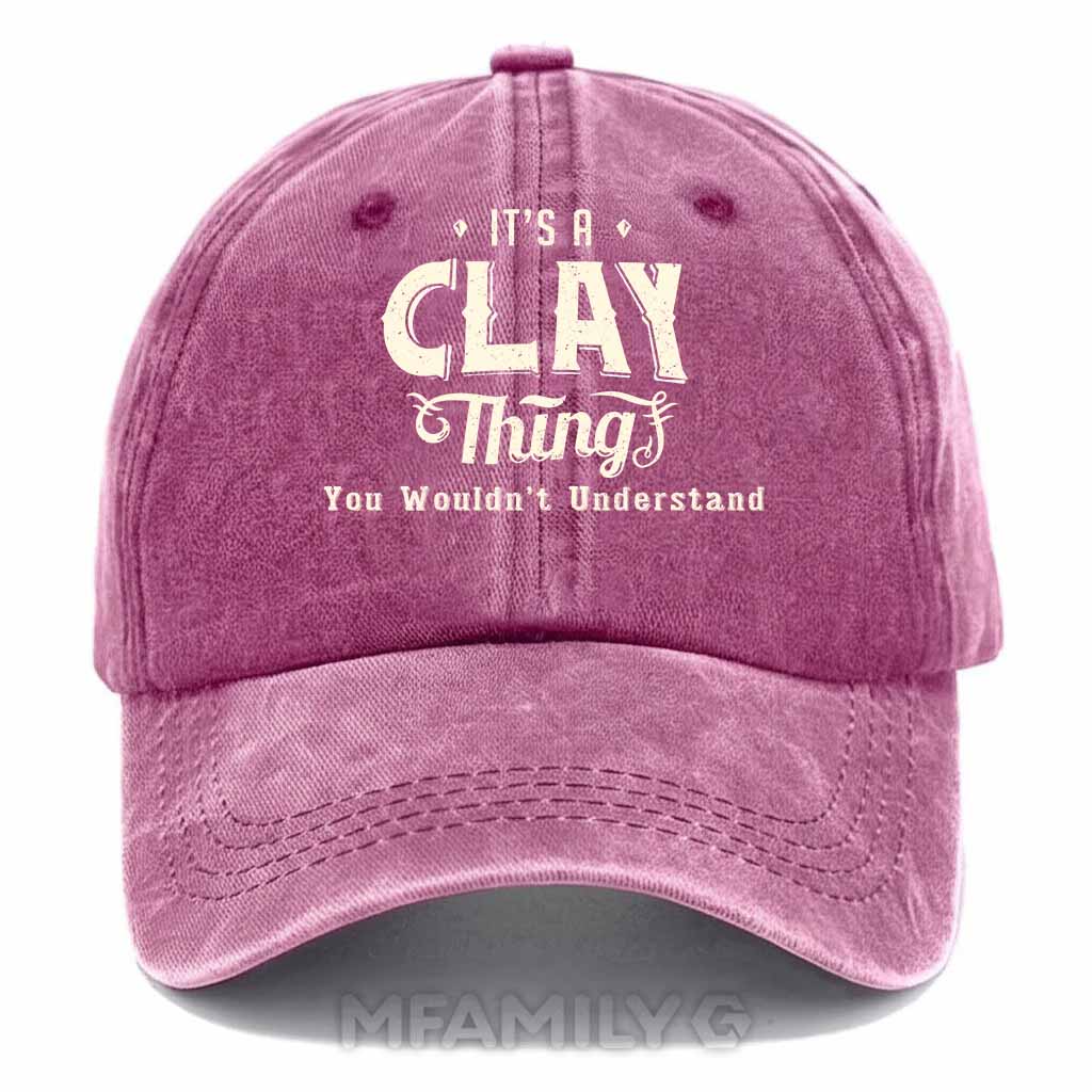 Clay Thing Washed Baseball Cap