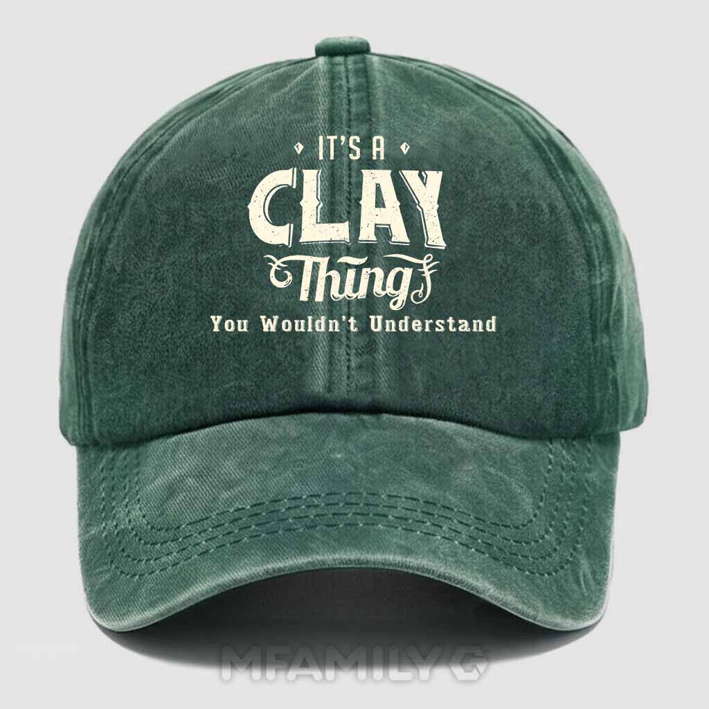 Clay Thing Washed Baseball Cap
