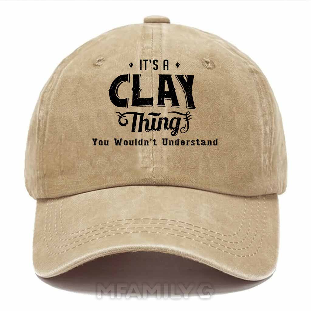 Clay Thing Washed Baseball Cap