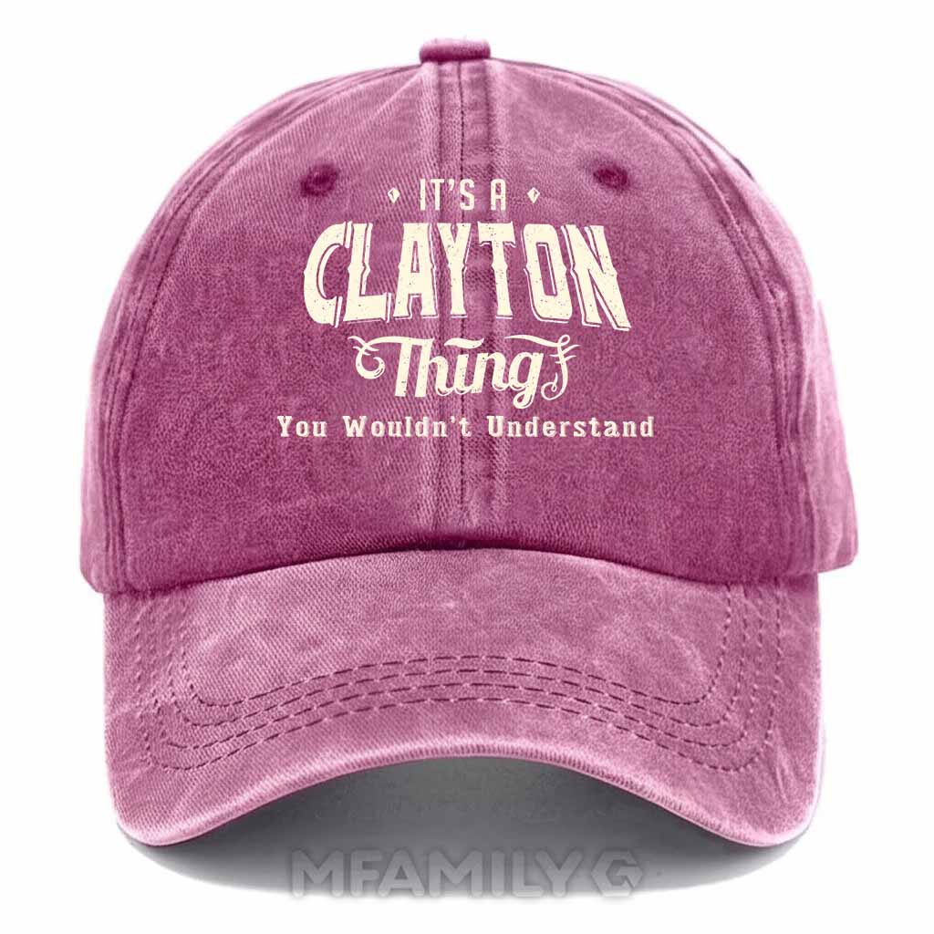 Clayton Thing Washed Baseball Cap