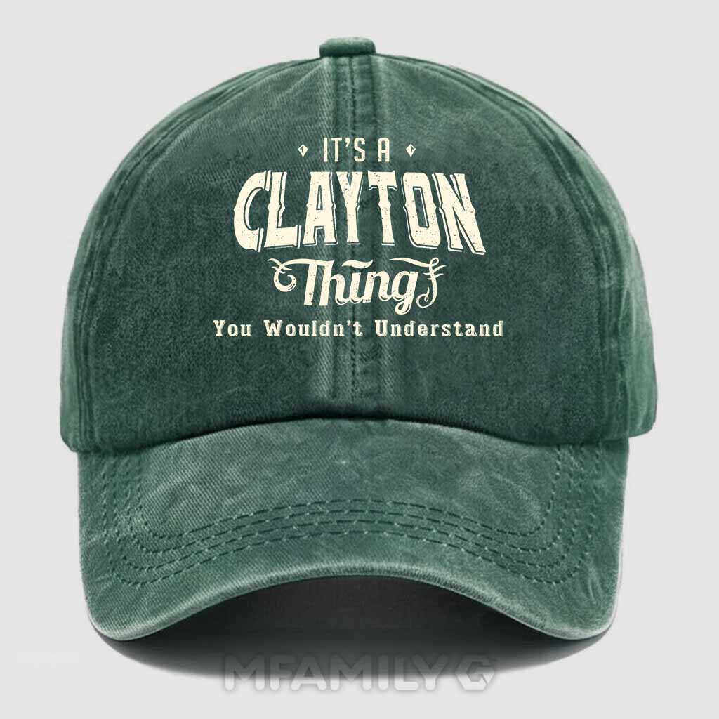 Clayton Thing Washed Baseball Cap