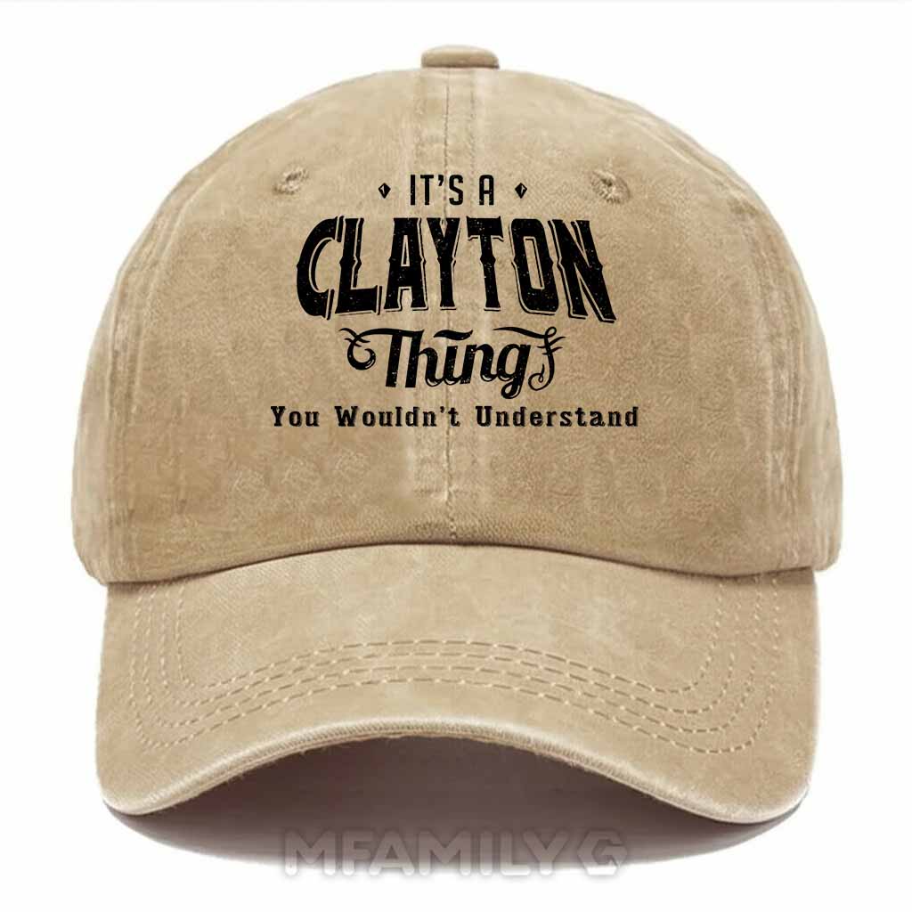 Clayton Thing Washed Baseball Cap