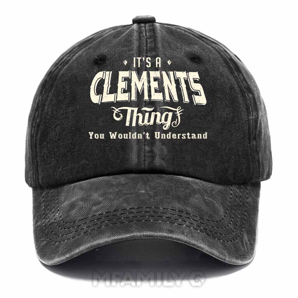 Clements Thing Washed Baseball Cap