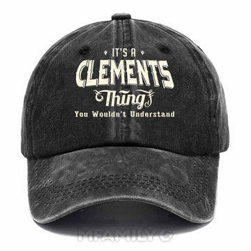 Clements Thing Washed Baseball Cap