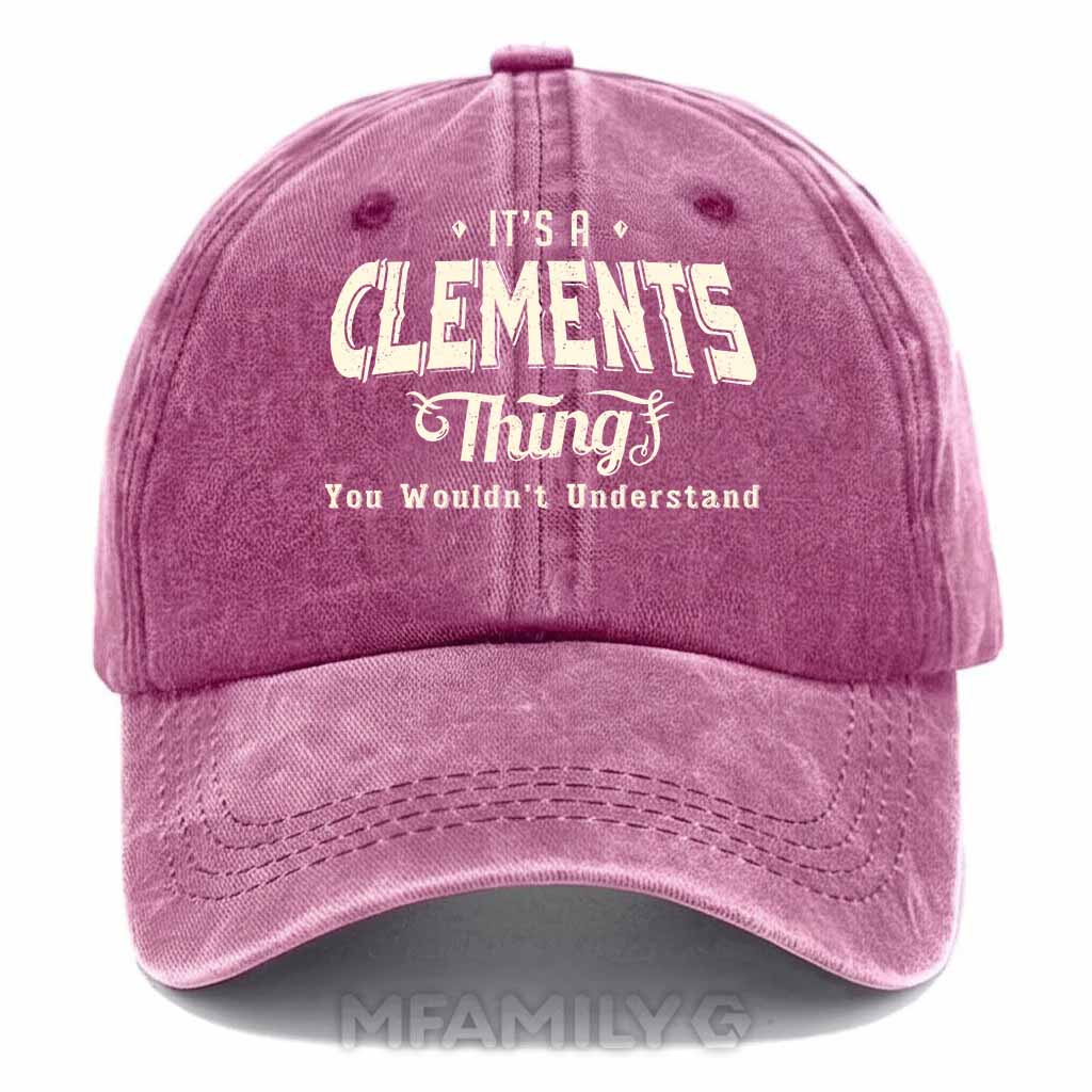 Clements Thing Washed Baseball Cap