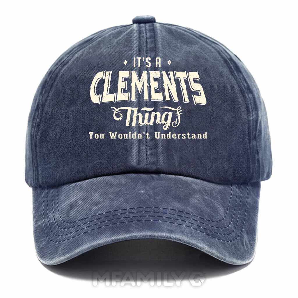 Clements Thing Washed Baseball Cap