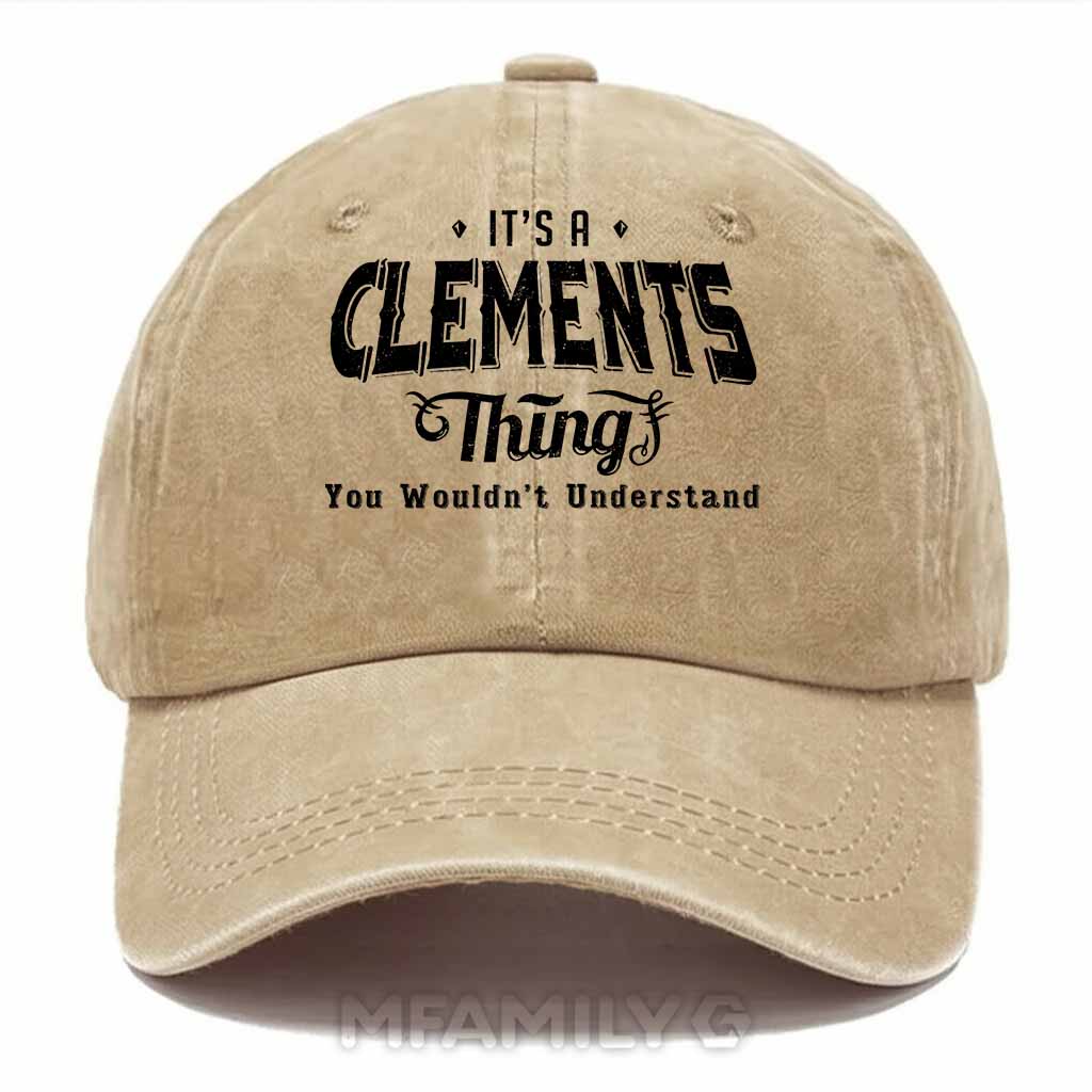 Clements Thing Washed Baseball Cap