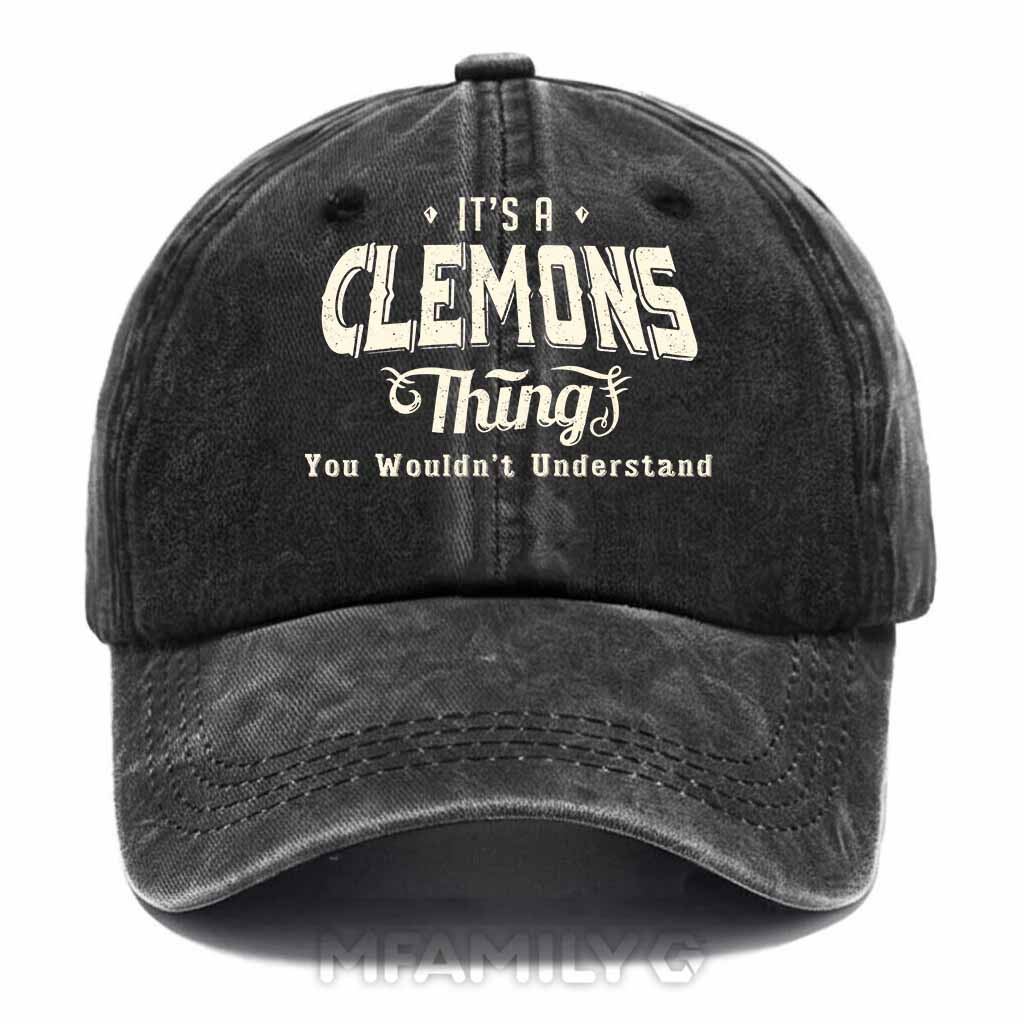 Clemons Thing Washed Baseball Cap