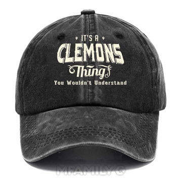 Clemons Thing Washed Baseball Cap