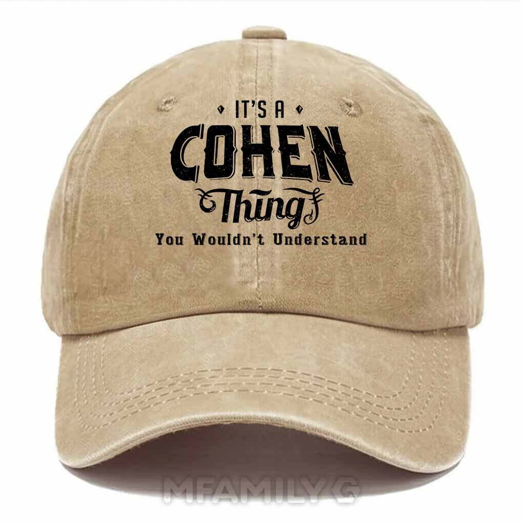 Cohen Thing Washed Baseball Cap