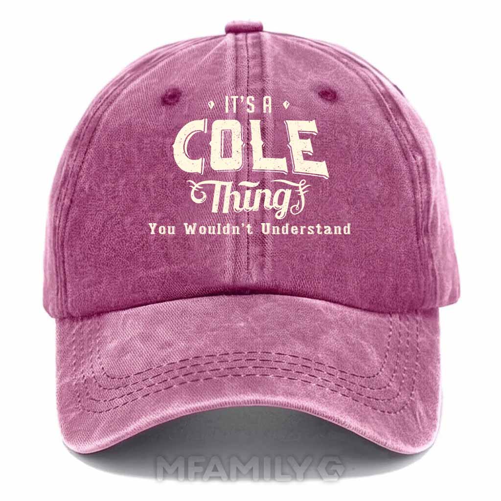 Cole Thing Washed Baseball Cap